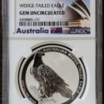 オーストラリア　オナガイヌワシ銀貨