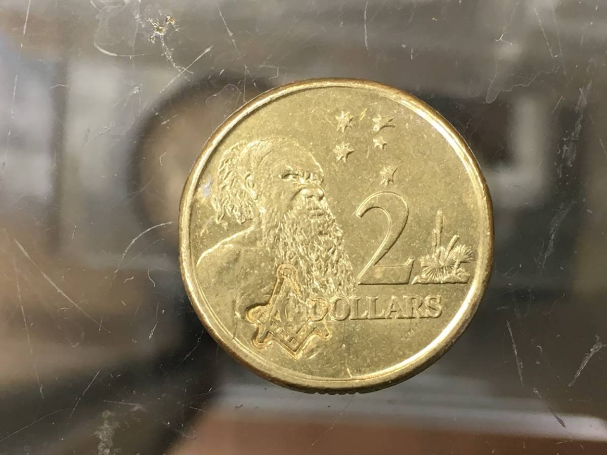 スーストラリアドル　フリーメイソンコイン