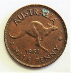 オーストラリア　カンガルー銅貨