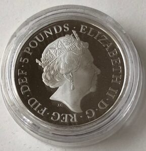 イギリス銀貨　モダンコイン