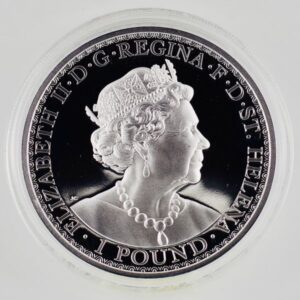 エリザベス女王　銀貨
