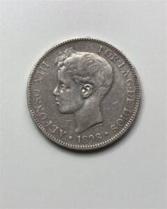 アルフォンソ１３世銀貨