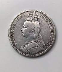 ヴィクトリア女王銀貨　ジュビリーヘッド