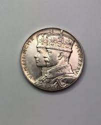 ジョージ５世　メアリー　銀貨