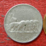 イタリア　５０センテシミ・ニッケル貨