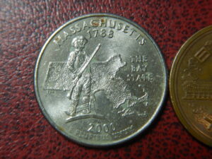 USA　２５セント硬貨
