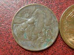 １０センテシミ青銅貨　イタリア