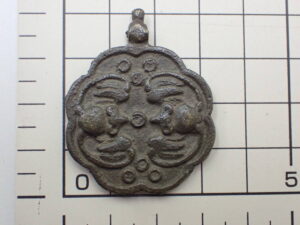 朝鮮　ネズミ　絵銭