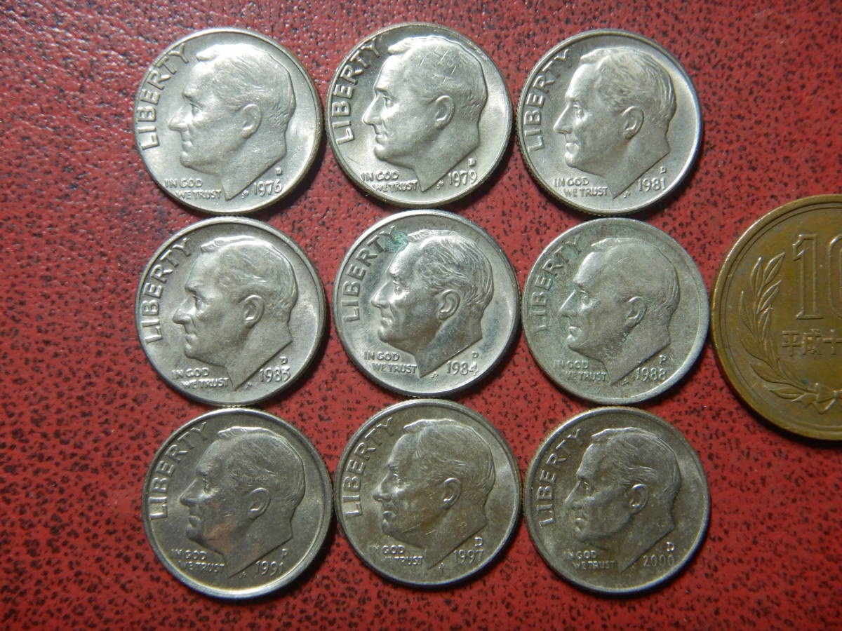 ルーズベルト10セント白銅貨