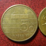 オランダ５グルデン硬貨