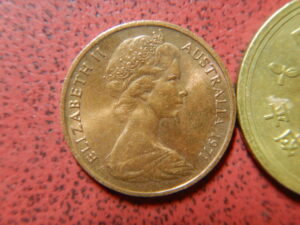 オーストラリア　1セント硬貨
