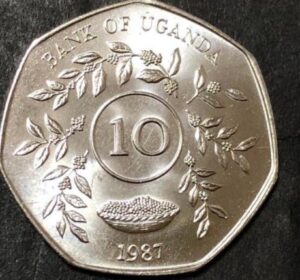 ウガンダ１０シリング硬貨