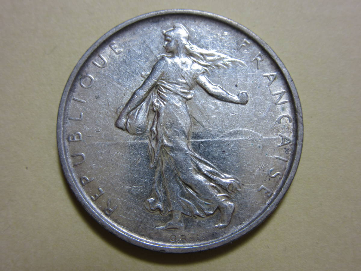フランス　5フラン銀貨