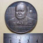 ウィンストンチャーチル　銀貨　メダル