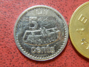 フィジー　5セント硬貨