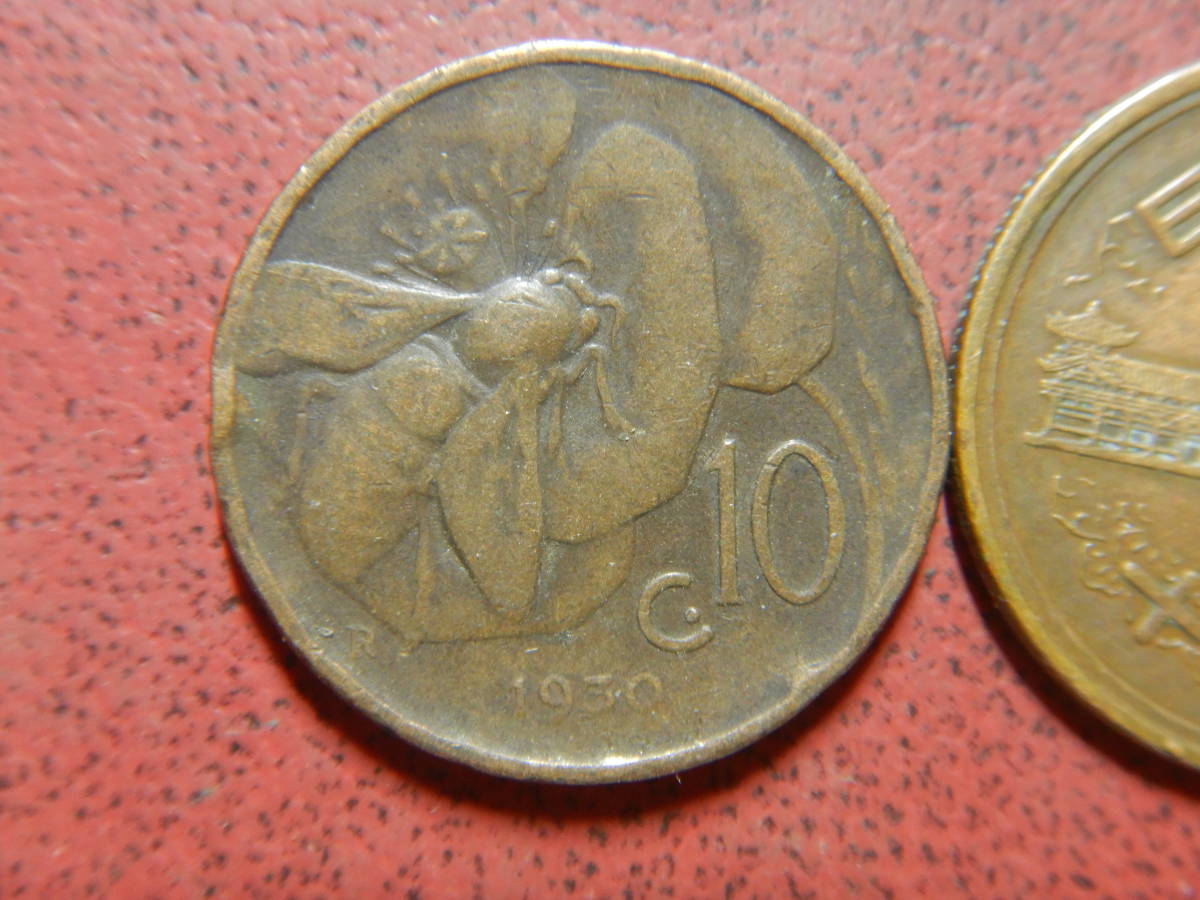 イタリア　センテシミ青銅貨
