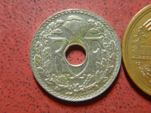 フランス　10サンチーム硬貨