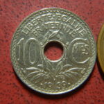 フランス　サンチーム硬貨