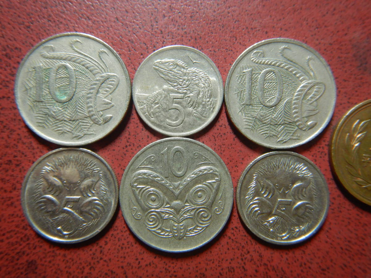 オセアニア　白銅貨