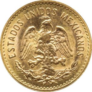 メキシコ５ペソ金貨