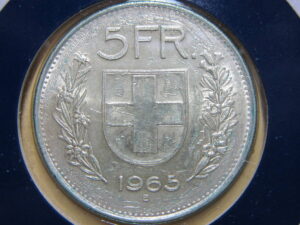 スイス銀貨　フランクリン
