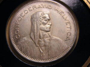 フランクリンミント　スイス銀貨
