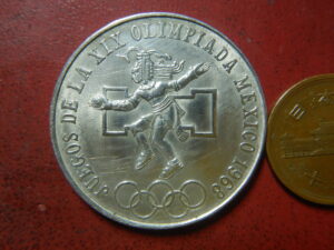 メキシコ　オリンピック　銀貨