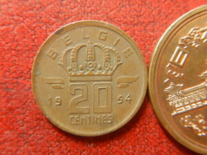 ベルギー　青銅貨