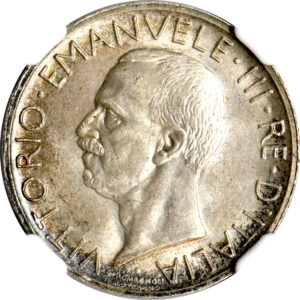 ヴィットーリオエマヌエーレ3世　銀貨