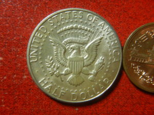 1967年　ケネディ銀貨