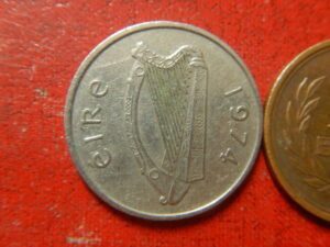 アイルランド　豚　コイン