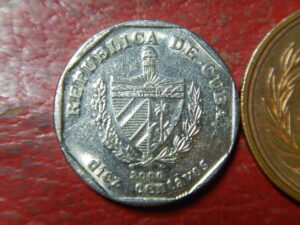 キューバ　古銭