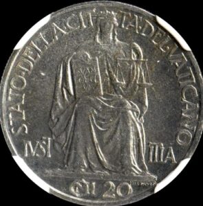 バチカン　古銭