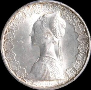 イタリア 500L銀貨