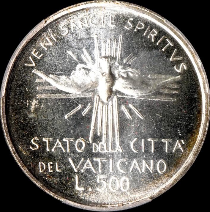 バチカン市国銀貨　
