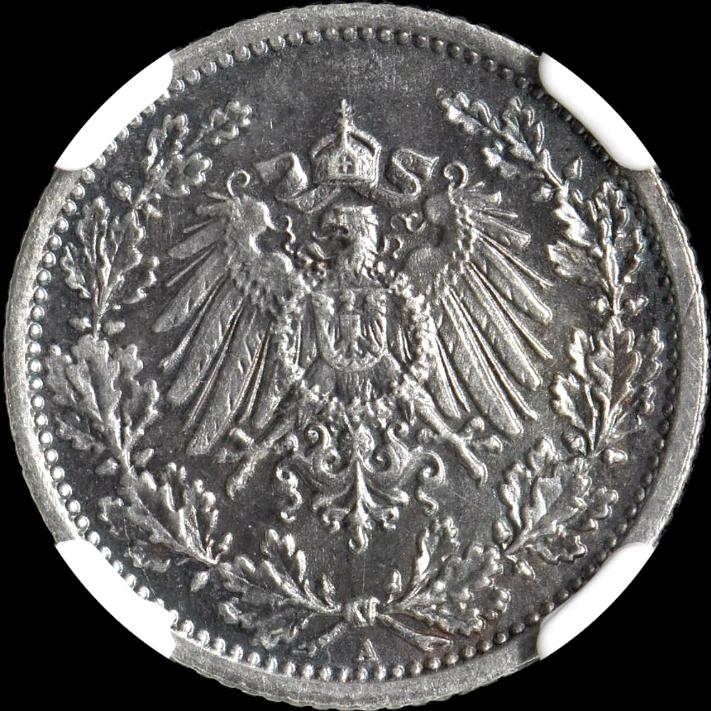 ドイツ半マルク銀貨