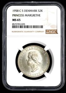 デンマーク　アンティークコイン