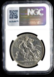 イギリス　クラウン硬貨　ジョージ6世